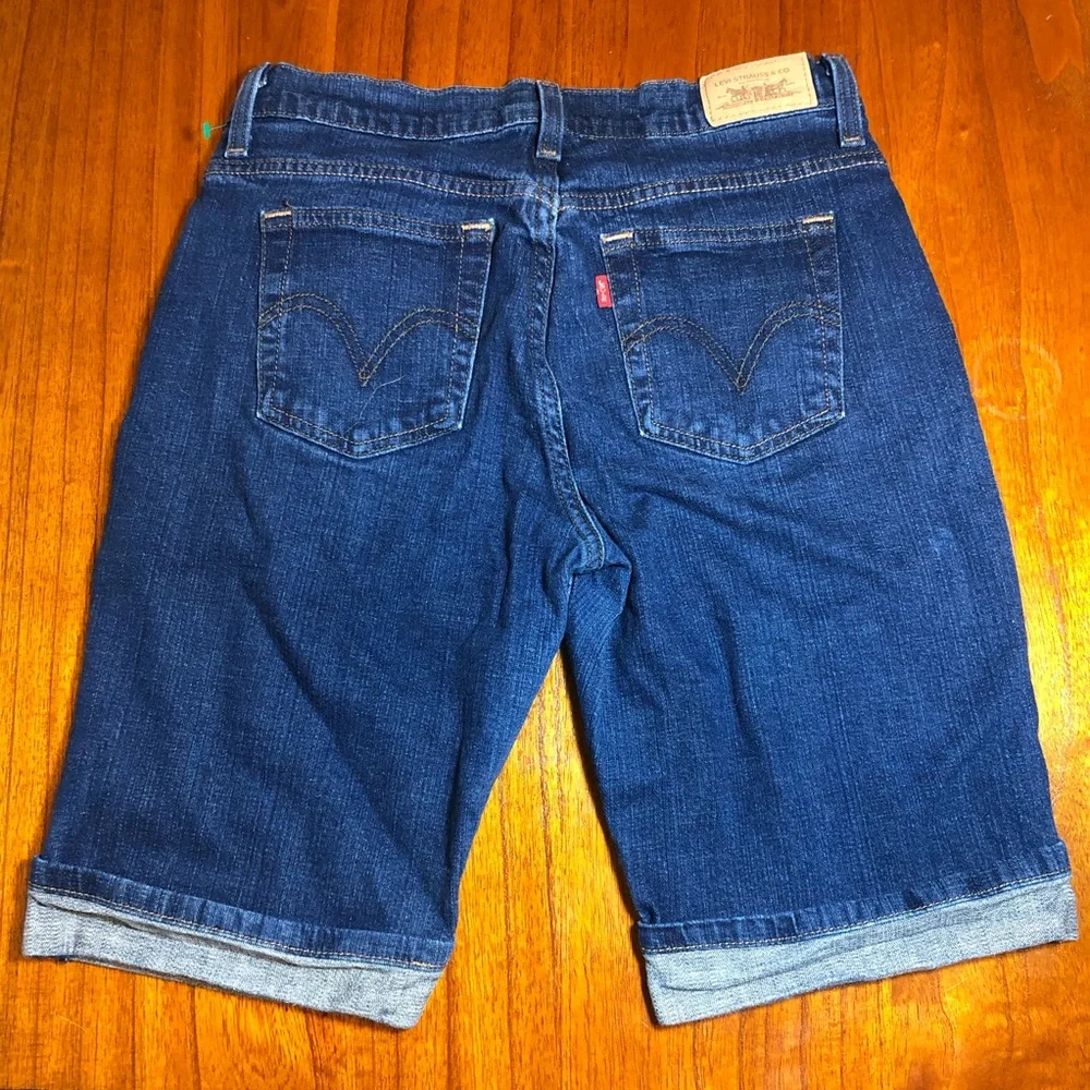 Levi’s 515 rolled Bermuda jean shorts